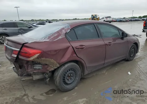 2014 Honda Civic Lx from USA, damaged, VIN 19XFB2F58EE068855